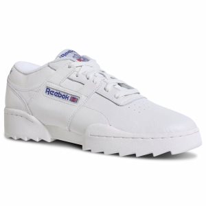 Reebok WORKOUT RIPPLE OG Turnschuhe Herren - Königsblau/Rot - DE 572-KZI